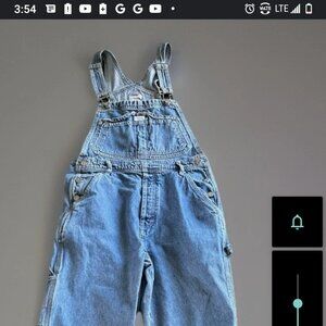 Vintage Calvin Klein Denim Carpenter Overalls Size Smalll